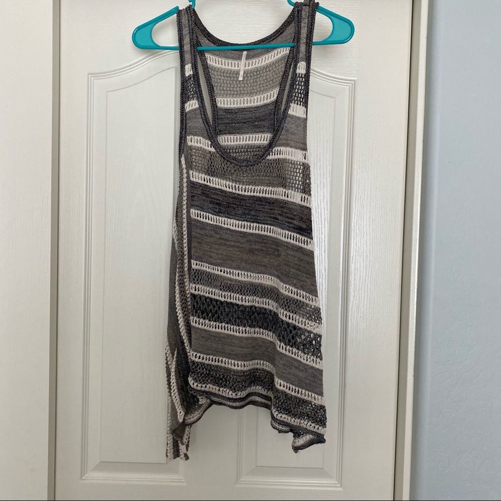 FREE PEOPLE knit tunic tank